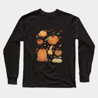 Pumpkin Patch - Natural Long Sleeve T-Shirt